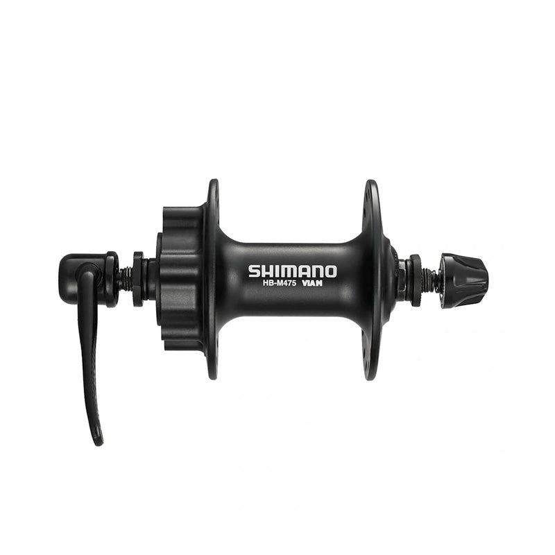 Maza delantera SHIMANO HB-M475 L QR 100mm de 6 Tornillos 32 Hoyos
